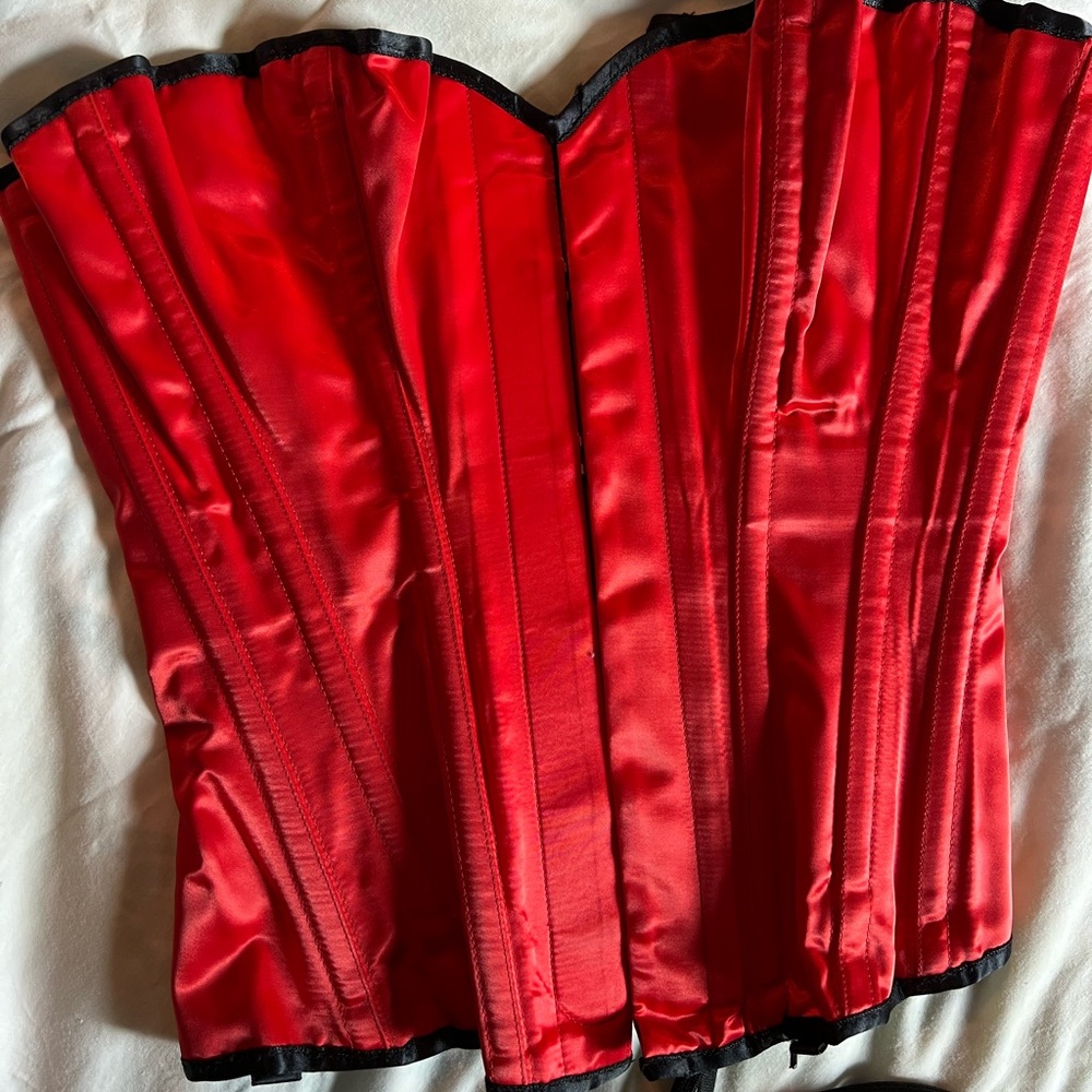 Gorgeous steel-boned corset, size S